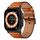 Per Apple Watch 46mm / 49mm / 45mm / 44mm Kalebol Cinturino in Vera Pelle (Nero Marrone) Per Apple Watch 46mm / 49mm / 45mm / 44mm Kalebol Cinturino in Vera Pelle (Nero Marrone)