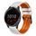 Per cinturino Garmin Vivoactive 4 22mm Mesh in silicone bicolore (bianco arancione) Per cinturino Garmin Vivoactive 4 22mm Mesh in silicone bicolore (bianco arancione)