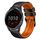 Per cinturino Garmin Vivoactive 4 22mm Mesh in silicone bicolore (arancione nero) Per cinturino Garmin Vivoactive 4 22mm Mesh in silicone bicolore (arancione nero)