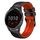 Per cinturino Garmin Vivoactive 4 22mm Mesh in silicone bicolore (rosso nero) Per cinturino Garmin Vivoactive 4 22mm Mesh in silicone bicolore (rosso nero)