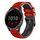 Per cinturino Garmin Vivoactive 4 22mm Mesh in silicone bicolore (nero rosso) Per cinturino Garmin Vivoactive 4 22mm Mesh in silicone bicolore (nero rosso)