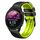 Per Garmin Forerunner 255 Music 22mm Mesh cinturino in silicone a due colori (nero cielo blu) Per Garmin Forerunner 255 Music 22mm Mesh cinturino in silicone a due colori (nero cielo blu)