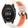 Per Garmin Tactix 7 Sports cinturino in silicone a sgancio rapido bicolore (Starlight + arancione) Per Garmin Tactix 7 Sports cinturino in silicone a sgancio rapido bicolore (Starlight + arancione)