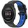 Per Garmin Tactix 7 Sports cinturino in silicone a sgancio rapido bicolore (nero + blu) Per Garmin Tactix 7 Sports cinturino in silicone a sgancio rapido bicolore (nero + blu)