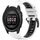 Per Garmin Tactix 7 Sports cinturino in silicone a sgancio rapido bicolore (bianco + nero) Per Garmin Tactix 7 Sports cinturino in silicone a sgancio rapido bicolore (bianco + nero)