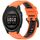 Per Garmin Tactix 7 Sports cinturino in silicone a sgancio rapido bicolore (arancione + nero)