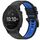 Per Garmin Tactix Delta Sports cinturino in silicone a sgancio rapido bicolore (nero + blu) Per Garmin Tactix Delta Sports cinturino in silicone a sgancio rapido bicolore (nero + blu)