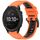 Per Garmin Tactix Delta Sports cinturino in silicone a sgancio rapido bicolore (arancione + nero) Per Garmin Tactix Delta Sports cinturino in silicone a sgancio rapido bicolore (arancione + nero)