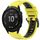 Per Garmin Fenix 6X GPS Sport cinturino in silicone a sgancio rapido bicolore (giallo + nero) Per Garmin Fenix 6X GPS Sport cinturino in silicone a sgancio rapido bicolore (giallo + nero)