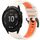 Per Garmin Fenix 6X Pro Sports cinturino in silicone a sgancio rapido bicolore (Starlight + arancione) Per Garmin Fenix 6X Pro Sports cinturino in silicone a sgancio rapido bicolore (Starlight + arancione)