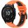 Per Garmin Fenix 6X Pro Sports cinturino in silicone a sgancio rapido bicolore (arancione + nero) Per Garmin Fenix 6X Pro Sports cinturino in silicone a sgancio rapido bicolore (arancione + nero)