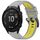 Per Garmin Fenix 6X Sapphire GPS Cinturino sportivo in silicone bicolore a sgancio rapido (grigio + giallo) Per Garmin Fenix 6X Sapphire GPS Cinturino sportivo in silicone bicolore a sgancio rapido (grigio + giallo)