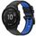 Per Garmin Fenix 6X Sapphire GPS Cinturino sportivo bicolore a sgancio rapido in silicone (nero + blu) Per Garmin Fenix 6X Sapphire GPS Cinturino sportivo bicolore a sgancio rapido in silicone (nero + blu)
