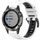 Per Garmin Fenix 5X Sapphire / GPS / Plus Cinturino sportivo in silicone a sgancio rapido bicolore (bianco + nero) Per Garmin Fenix 5X Sapphire / GPS / Plus Cinturino sportivo in silicone a sgancio rapido bicolore (bianco + nero)
