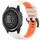 Per Garmin Fenix 3 / Fenix 3 HR / Sapphire Sports Cinturino in silicone a sgancio rapido bicolore (Starlight + Orange) Per Garmin Fenix 3 / Fenix 3 HR / Sapphire Sports Cinturino in silicone a sgancio rapido bicolore (Starlight + Orange)