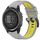 Per Garmin Fenix 3 / Fenix 3 HR / Sapphire Sports Cinturino in silicone a sgancio rapido bicolore (grigio + giallo) Per Garmin Fenix 3 / Fenix 3 HR / Sapphire Sports Cinturino in silicone a sgancio rapido bicolore (grigio + giallo)