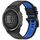 Per Garmin Fenix 3 / Fenix 3 HR / Sapphire Sports Cinturino in silicone a sgancio rapido bicolore (nero + blu) Per Garmin Fenix 3 / Fenix 3 HR / Sapphire Sports Cinturino in silicone a sgancio rapido bicolore (nero + blu)