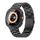 Per Samsung Galaxy Watch Ultra 47mm Kalebol Cinturino in acciaio a tre perle (nero) Per Samsung Galaxy Watch Ultra 47mm Kalebol Cinturino in acciaio a tre perle (nero)