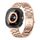Per Samsung Galaxy Watch Ultra 47mm Kalebol Cinturino in acciaio a tre perle (oro rosa) Per Samsung Galaxy Watch Ultra 47mm Kalebol Cinturino in acciaio a tre perle (oro rosa)