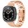 Per Samsung Galaxy Watch Ultra 47mm Kalebol One-bead Cinturino in acciaio inossidabile (oro rosa argento) Per Samsung Galaxy Watch Ultra 47mm Kalebol One-bead Cinturino in acciaio inossidabile (oro rosa argento)
