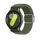 Per Samsung Galaxy Watch 5 Pro / 6 / 7 Kalebol Button Braided Loop Magnetic Buckle Watch Band (verde oliva scuro) Per Samsung Galaxy Watch 5 Pro / 6 / 7 Kalebol Button Braided Loop Magnetic Buckle Watch Band (verde oliva scuro)