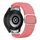 Per Samsung Galaxy Watch 7/6/5/4 Kalebol Eight Buckle Nylon Braided Watch Band (Rosa) Per Samsung Galaxy Watch 7/6/5/4 Kalebol Eight Buckle Nylon Braided Watch Band (Rosa)