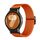 Per Samsung Galaxy Watch 5 Pro / 6 / 7 Kalebol Button Elastic Nylon Watch Band (Arancione) Per Samsung Galaxy Watch 5 Pro / 6 / 7 Kalebol Button Elastic Nylon Watch Band (Arancione)