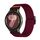 Per Samsung Galaxy Watch 5 Pro / 6 / 7 Kalebol Button Elastic Nylon Watch Band (rosso vino) Per Samsung Galaxy Watch 5 Pro / 6 / 7 Kalebol Button Elastic Nylon Watch Band (rosso vino)