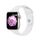 Per Apple Watch 42mm / 41mm / 40mm / 38mm Kalebol Reverse Buckle Cinturino in silicone (bianco) Per Apple Watch 42mm / 41mm / 40mm / 38mm Kalebol Reverse Buckle Cinturino in silicone (bianco)
