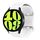 Cinturino per orologio in silicone con fibbia a farfalla e stampa leopardata Kalebol da 18 mm (bianco) Cinturino per orologio in silicone con fibbia a farfalla e stampa leopardata Kalebol da 18 mm (bianco)