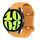 Cinturino per orologio in silicone con fibbia a farfalla e stampa leopardata Kalebol da 18 mm (giallo) Cinturino per orologio in silicone con fibbia a farfalla e stampa leopardata Kalebol da 18 mm (giallo)