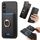 Per Sony Xperia 1 VI Retro Cross Leather Ring Vertical Insert Card Bag MagSafe Custodia per telefono (nero) Per Sony Xperia 1 VI Retro Cross Leather Ring Vertical Insert Card Bag MagSafe Custodia per telefono (nero)