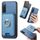 Per Sony Xperia 10 V Retro Cross Leather Ring Vertical Insert Card Bag MagSafe Custodia per telefono (blu) Per Sony Xperia 10 V Retro Cross Leather Ring Vertical Insert Card Bag MagSafe Custodia per telefono (blu)