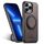 Per iPhone 13 Pro Suteni G3 360 Supporto Rotante MagSafe Custodia Posteriore in Pelle Denim per Telefono (Marrone) Per iPhone 13 Pro Suteni G3 360 Supporto Rotante MagSafe Custodia Posteriore in Pelle Denim per Telefono (Marrone)