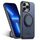 Per iPhone 13 Pro Suteni G3 360 Supporto Rotante MagSafe Custodia Posteriore in Pelle Denim per Telefono (Blu) Per iPhone 13 Pro Suteni G3 360 Supporto Rotante MagSafe Custodia Posteriore in Pelle Denim per Telefono (Blu)