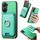 Per Redmi Turbo 4 Retro Cross Leather Ring Vertical Insert Card Bag MagSafe Custodia per telefono (verde) Per Redmi Turbo 4 Retro Cross Leather Ring Vertical Insert Card Bag MagSafe Custodia per telefono (verde)