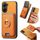 Per Xiaomi Poco X7 Pro Retro Cross Leather Ring Vertical Insert Card Bag MagSafe Custodia per telefono (giallo) Per Xiaomi Poco X7 Pro Retro Cross Leather Ring Vertical Insert Card Bag MagSafe Custodia per telefono (giallo)