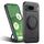 Per Google Pixel 7 Suteni G3 360 Supporto Rotante MagSafe Denim Custodia Posteriore in Pelle per Telefono (Nero)