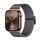 Per Apple Watch 42mm / 41mm / 40mm / 38mm Kalebol Bull Bead Buckle Elastic Nylon Watch Band (grigio scuro) Per Apple Watch 42mm / 41mm / 40mm / 38mm Kalebol Bull Bead Buckle Elastic Nylon Watch Band (grigio scuro)