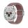 Per Samsung Galaxy Watch Ultra 47mm Kalebol Braided Loop Magnetic Silver Buckle Watch Band (Viola Fumé) Per Samsung Galaxy Watch Ultra 47mm Kalebol Braided Loop Magnetic Silver Buckle Watch Band (Viola Fumé)
