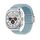 Per Samsung Galaxy Watch Ultra 47mm Kalebol Braided Loop Magnetic Silver Buckle Watch Band (Ciano-blu) Per Samsung Galaxy Watch Ultra 47mm Kalebol Braided Loop Magnetic Silver Buckle Watch Band (Ciano-blu)