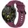 Cinturino per orologio in silicone con fibbia nera Kalebol da 20 mm (rosso vino) Cinturino per orologio in silicone con fibbia nera Kalebol da 20 mm (rosso vino)