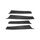 Per Chevrolet Corvette C8 4 pezzi/set striscia decorativa fanale posteriore (nero) Per Chevrolet Corvette C8 4 pezzi/set striscia decorativa fanale posteriore (nero)