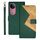 Per vivo V50 5G Global idewei Custodia per telefono in pelle bicolore con cuciture (verde) Per vivo V50 5G Global idewei Custodia per telefono in pelle bicolore con cuciture (verde)