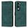 Per vivo Y29s 5G / Y04 4G Custodia in pelle con motivo a strisce Skin Feel con cordino (verde) Per vivo Y29s 5G / Y04 4G Custodia in pelle con motivo a strisce Skin Feel con cordino (verde)