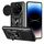 Per Honor Magic7 Pro Custodia per fotocamera scorrevole TPU+PC Custodia per telefono (nero) Per Honor Magic7 Pro Custodia per fotocamera scorrevole TPU+PC Custodia per telefono (nero)