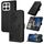 Per Honor X8c 4G Datura Flower Custodia in pelle con motivo a flip (nero)