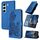 Per Tecno Camon 40 4G Datura Flower Embossed Flip Custodia in Pelle per Telefono (Blu)