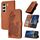 Per Tecno Camon 40 4G Datura Flower Embossed Flip Custodia in Pelle per Telefono (Marrone)