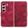 Per Tecno Camon 40 4G Custodia in pelle con motivo a testa di elefante e cordino (rosso rosa) Per Tecno Camon 40 4G Custodia in pelle con motivo a testa di elefante e cordino (rosso rosa)